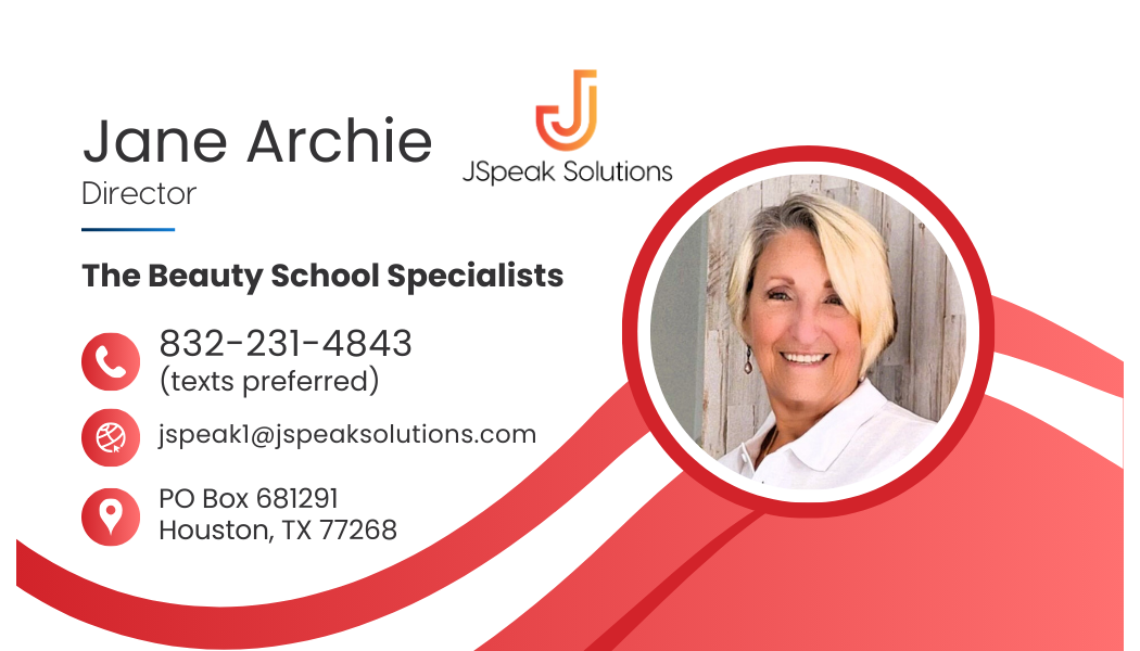 Jane Archie - Co-Owner and Director, JSpeak Solutions Contact Card Information